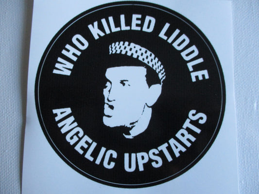 ANGELIC UPSTARTS PUNK VINYL STICKER