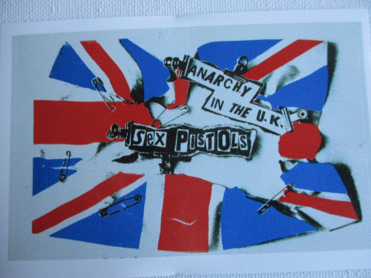 SEX PISTOLS PUNK VINYL STICKER (anarchy)