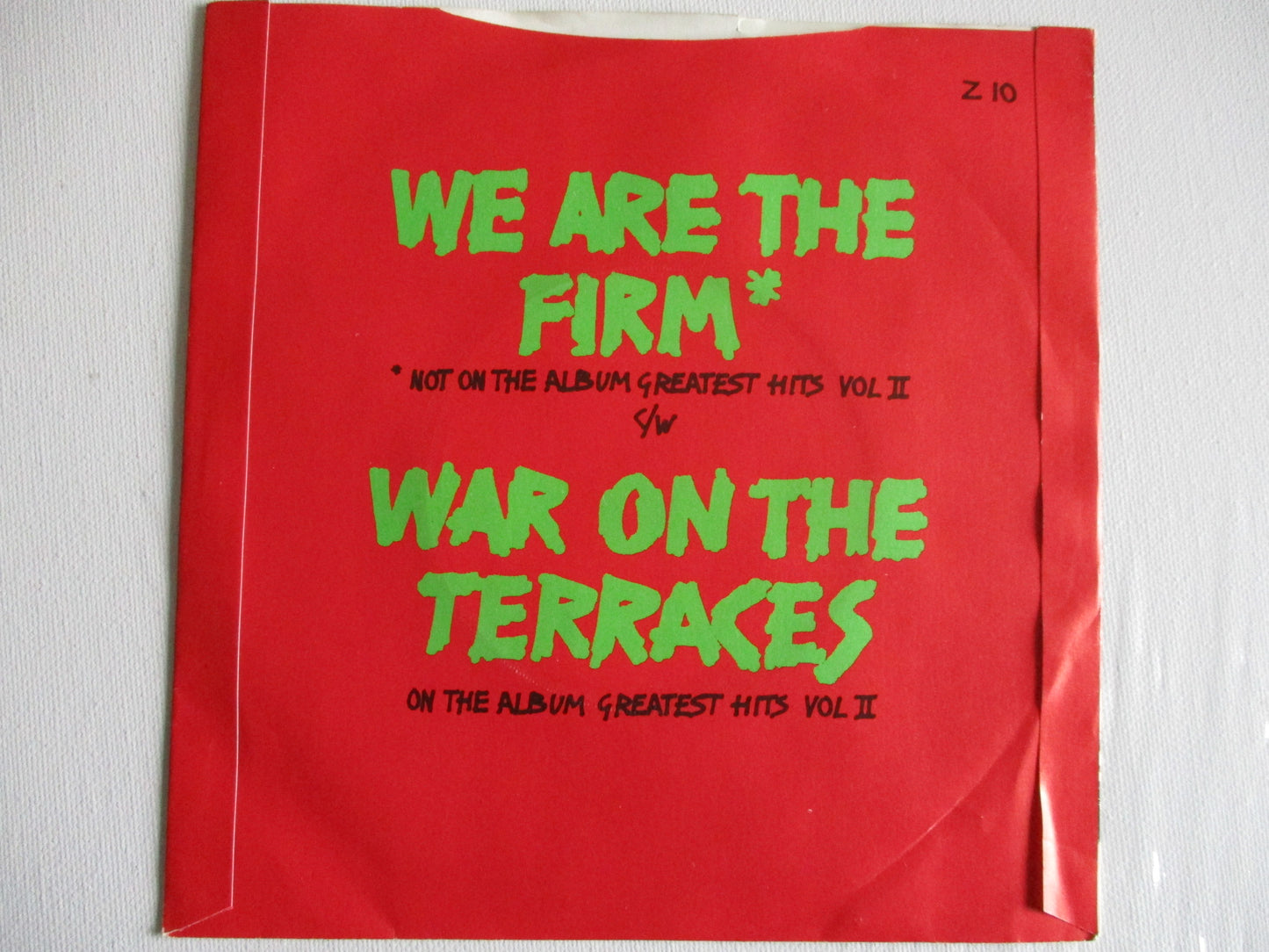COCKNEY REJECTS we are the firm 7" VG+ EX