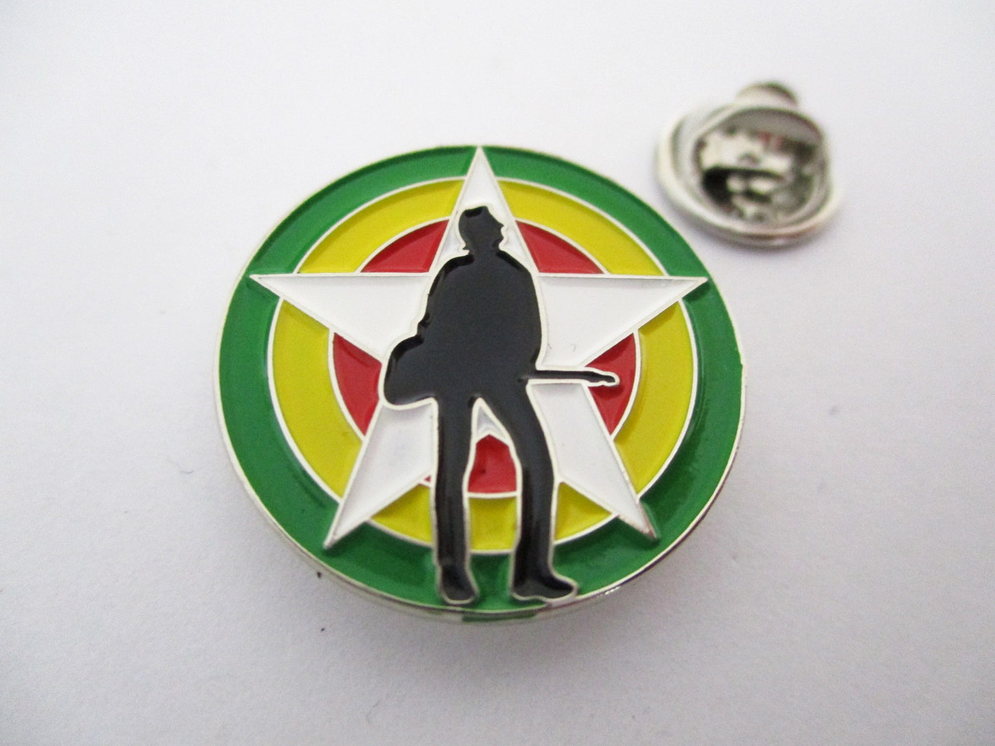 enamel pin badge the clash