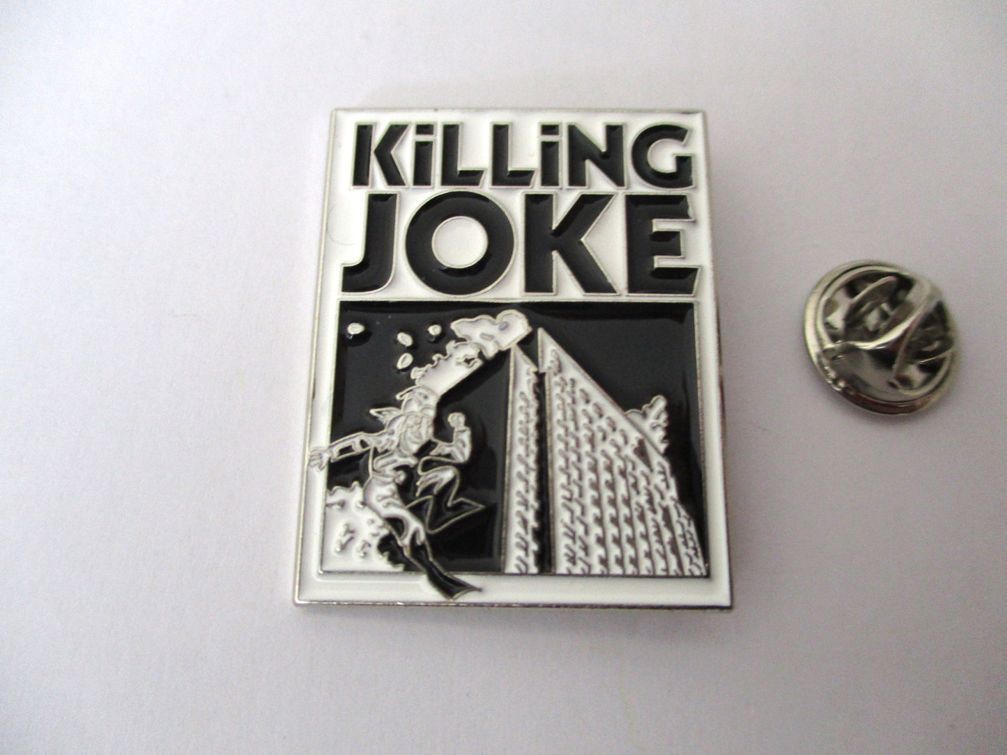 KILLING JOKE post punk METAL BADGE