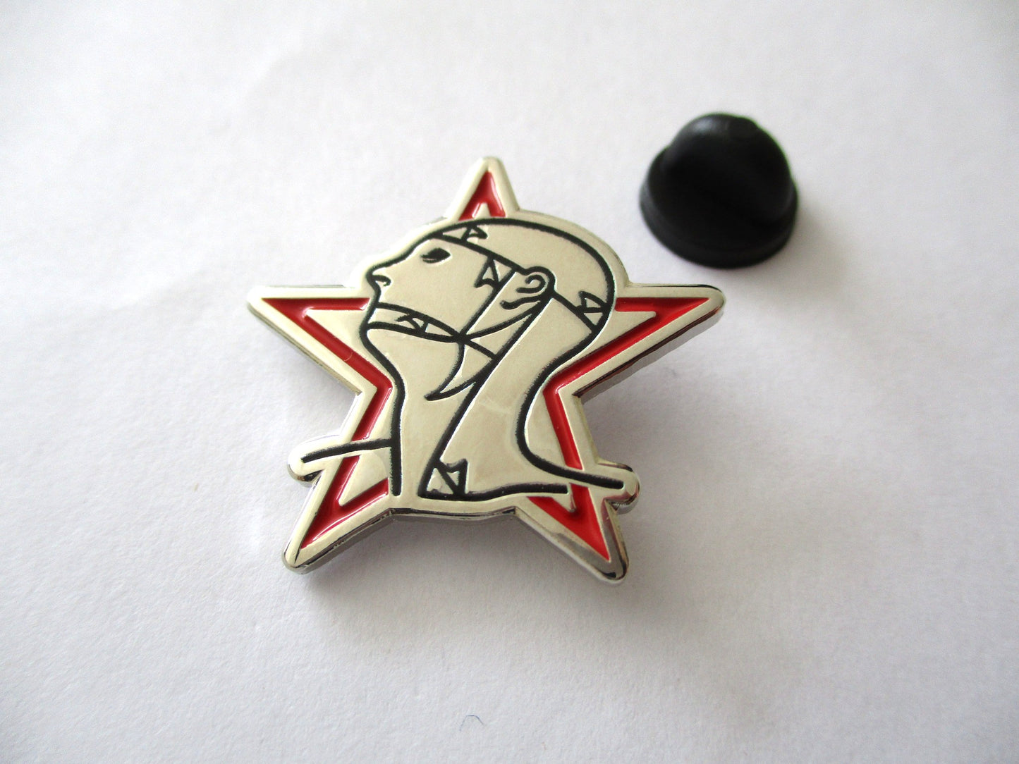 SISTERS OF MERCY goth punk metal badge (shaped)