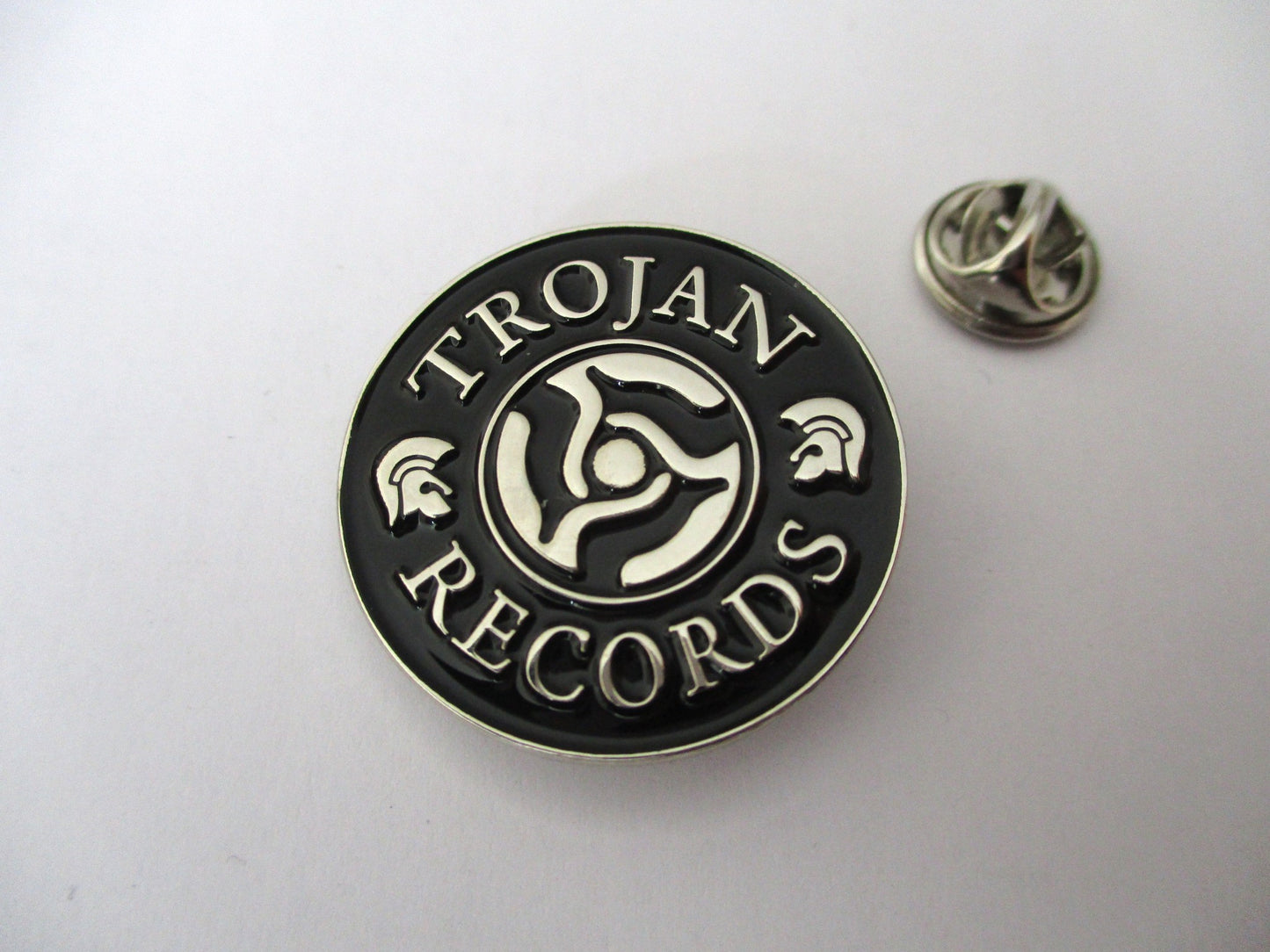 TROJAN RECORDS SKA METAL BADGE