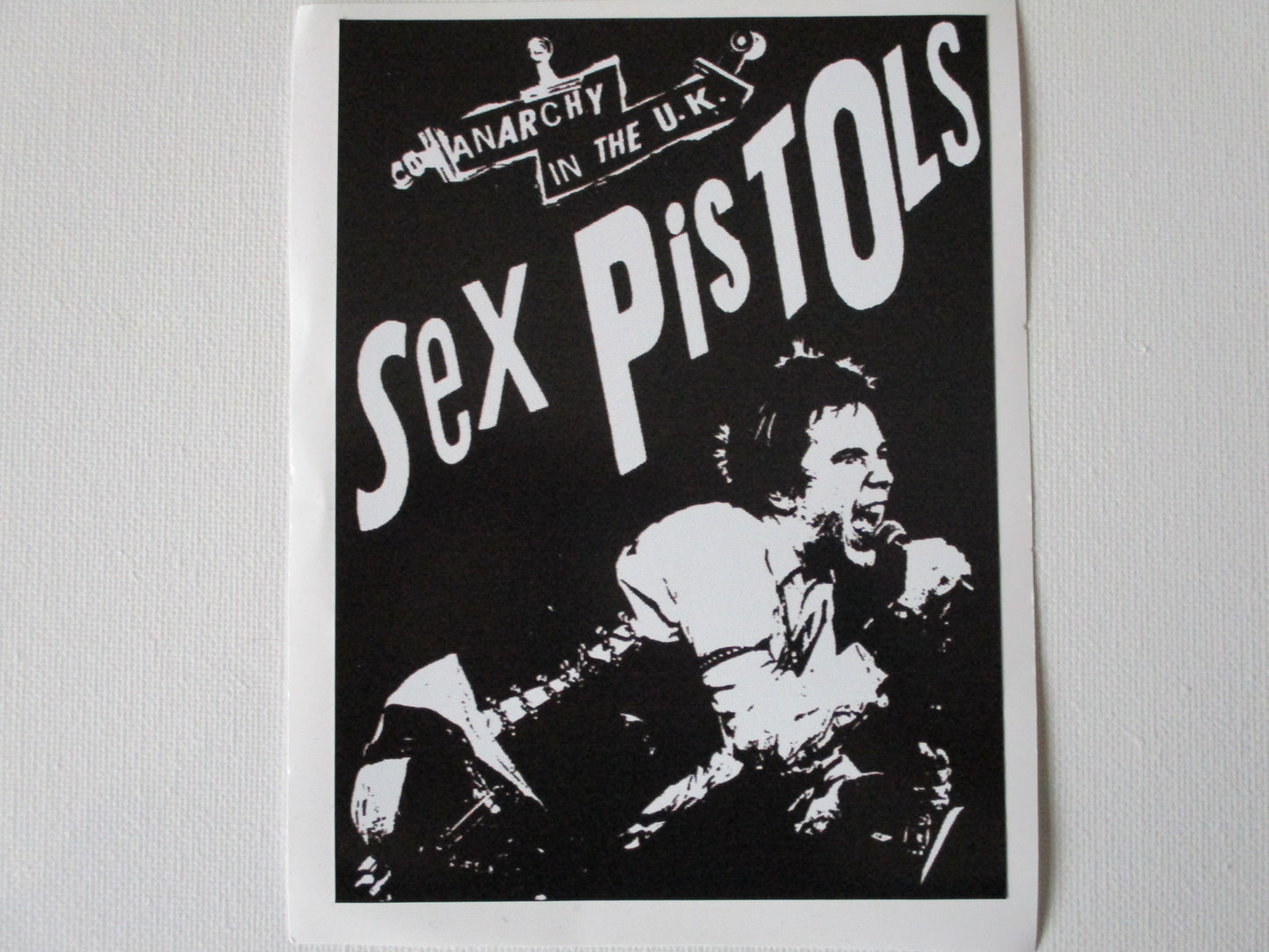 SEX PISTOLS large PUNK VINYL STICKER