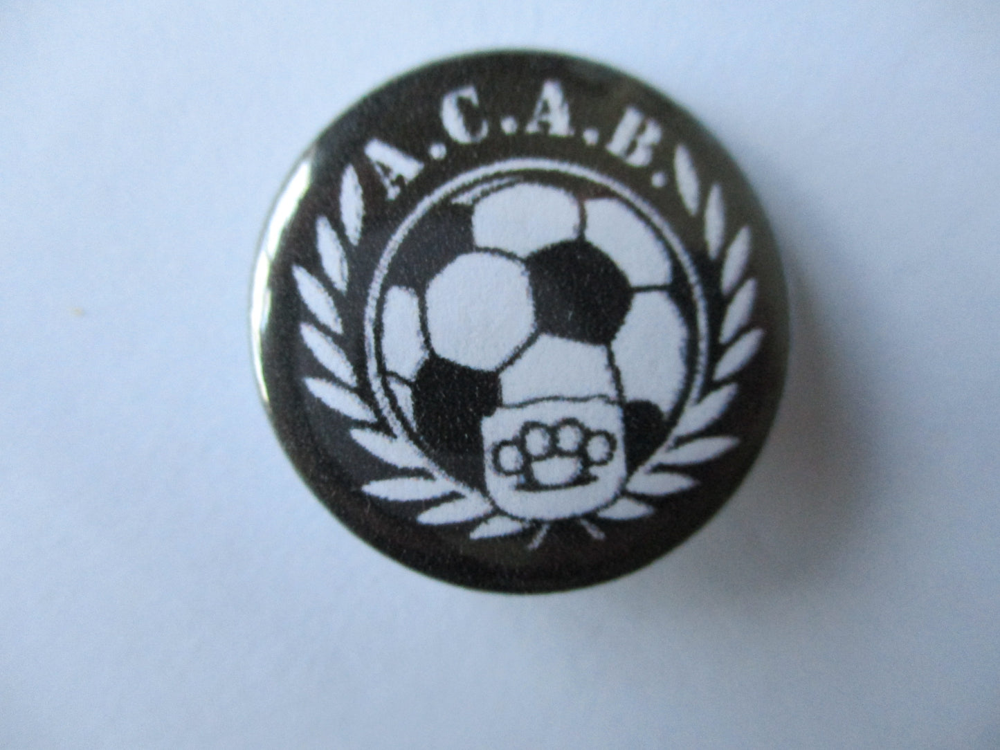 ACAB (football) oi! punk badge