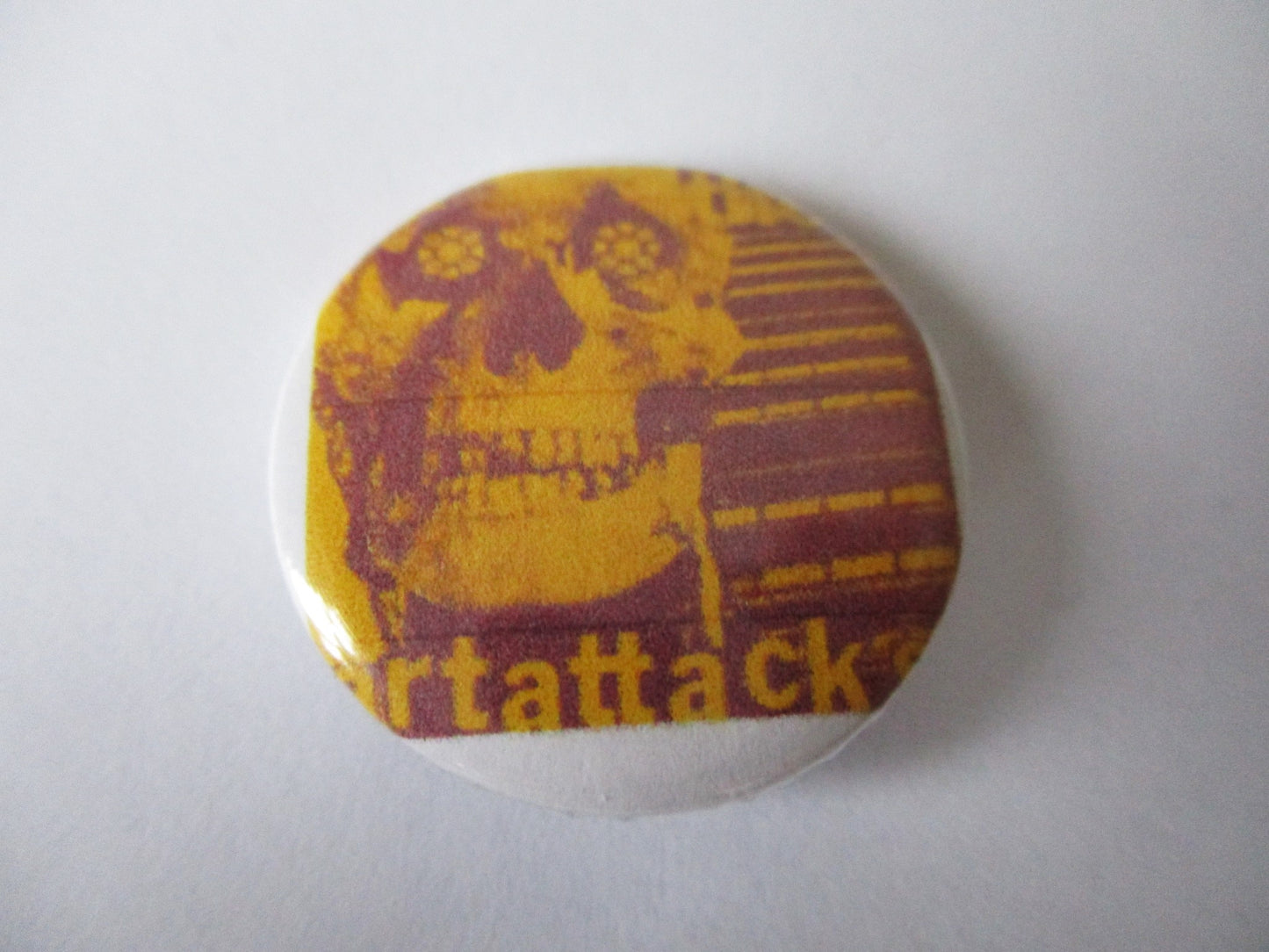 ART ATTACKS punk badge (VARIOUS DESIGNS )