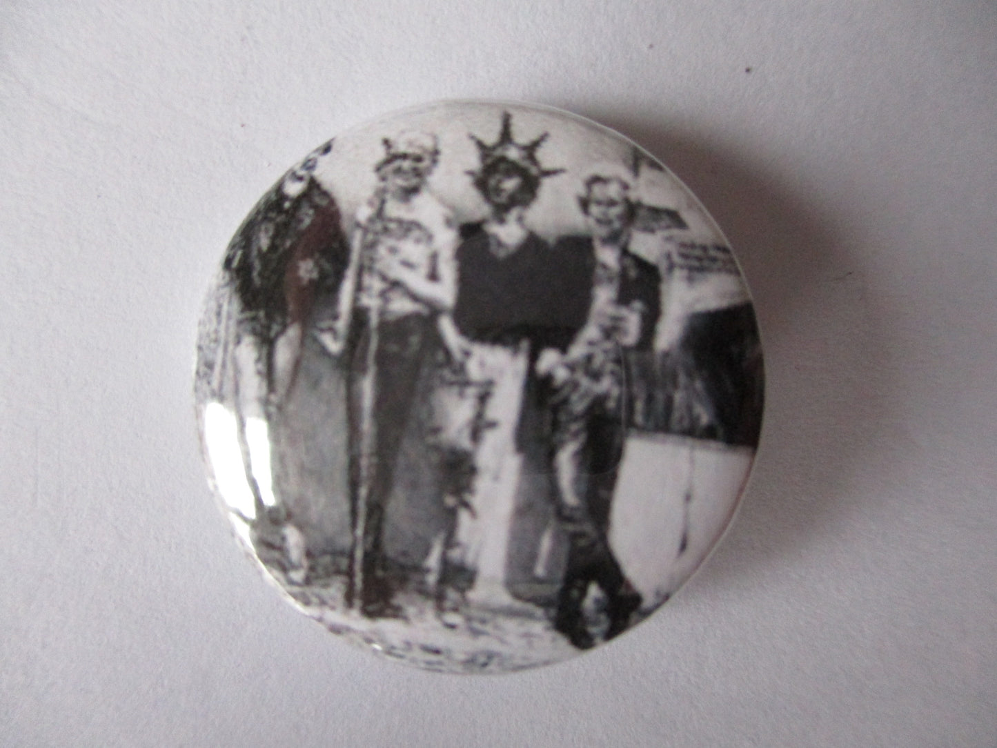 CRASS anarcho punk badge (VARIOUS DESIGNS )