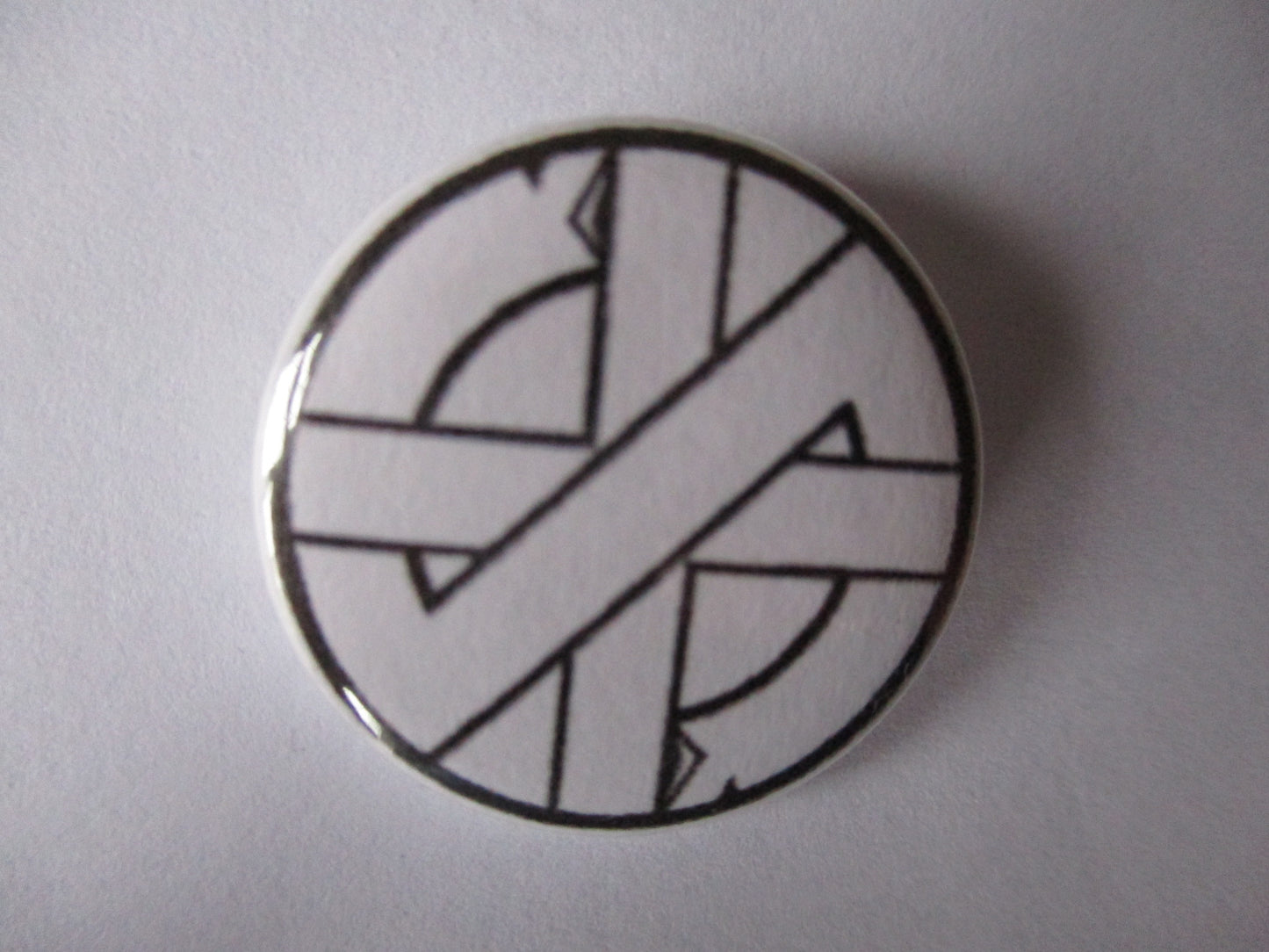 CRASS anarcho punk badge (VARIOUS DESIGNS )