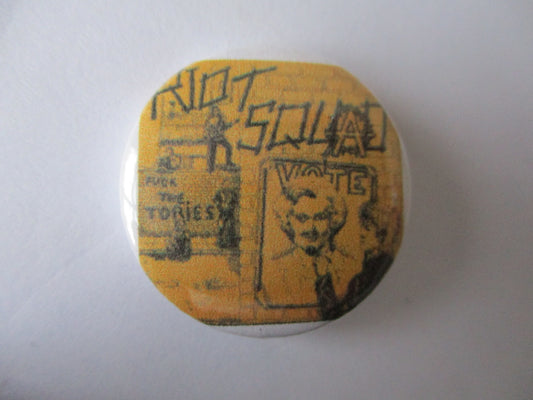 RIOT SQUAD punk badge