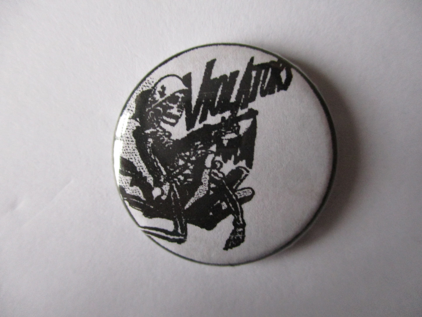 THE VIOLATORS B&W punk badge ONE ONLY
