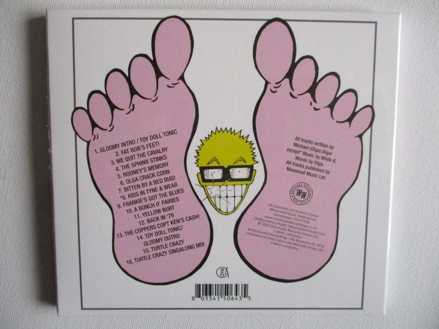 TOY DOLLS fat bob's feet CD digipak