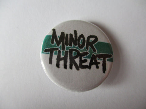 MINOR THREAT punk badge
