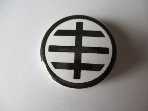 HUSKER DU punk badge (round logo)