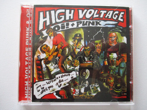 v/a HIGH VOLTAGE OI! & PUNK CD