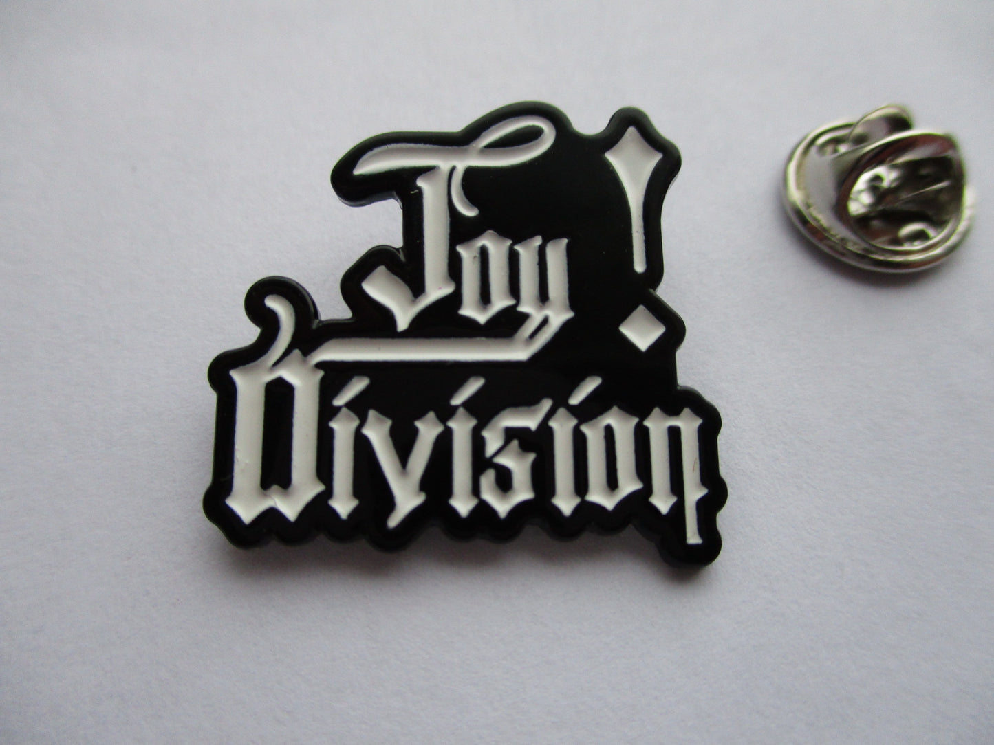 JOY DIVISION (black) POST PUNK METAL BADGE