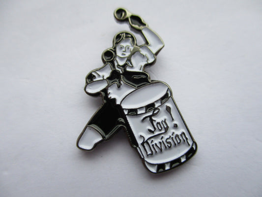 JOY DIVISION post punk METAL BADGE
