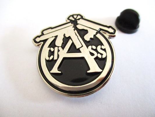 anarchist anarcho punk conflict zounds steve ignorant enamel pin punk merch the mob 