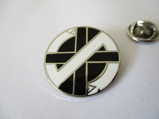 CRASS anarcho punk metal badge (hard enamel)