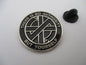 CRASS no authority anarcho PUNK METAL BADGE silver