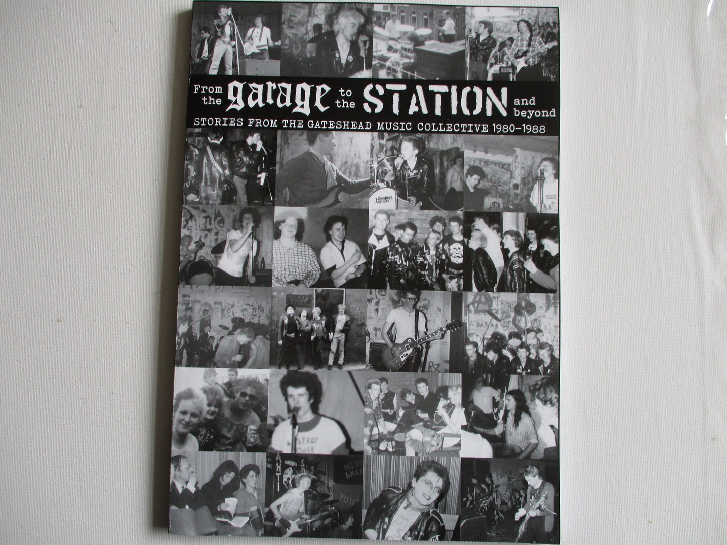 FROM THE GARAGE TO THE STATION anarcho punk BOOK rare cover