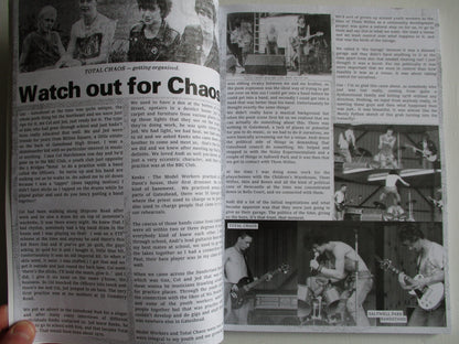 FROM THE GARAGE TO THE STATION anarcho punk BOOK rare cover