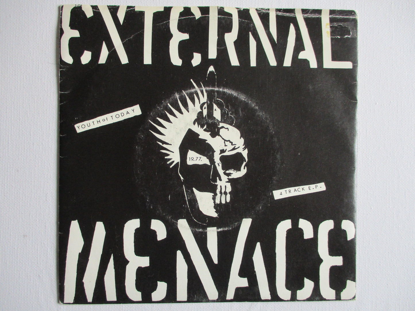 EXTERNAL MENACE youth of today 7" G EX