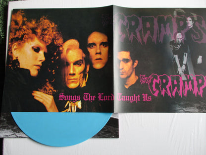 THE CRAMPS songs the lord taught us LP + POSTER
