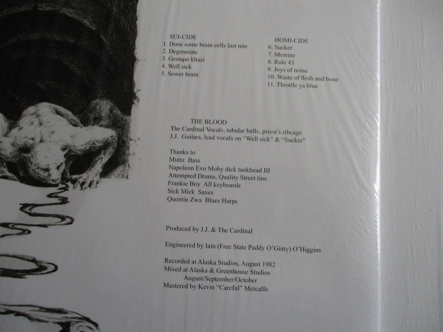 THE BLOOD false gestures LP g/fold sl