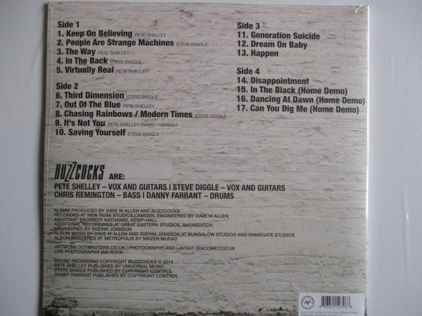 BUZZCOCKS the way 2LP  COLOUR VINYL