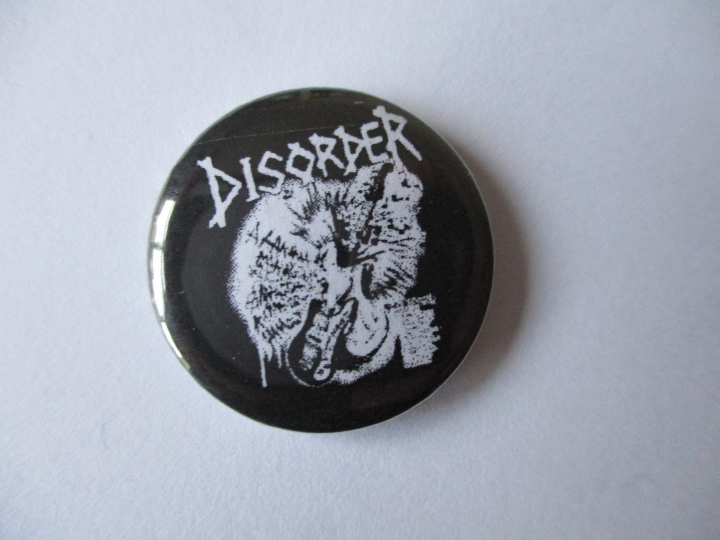 DISORDER punk badge