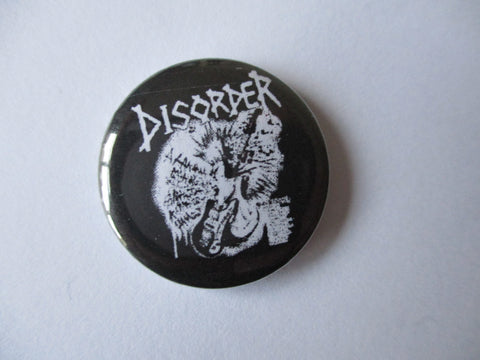 DISORDER punk badge