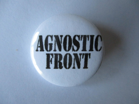 AGNOSTIC FRONT punk badge (logo)