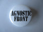 AGNOSTIC FRONT punk badge (logo)