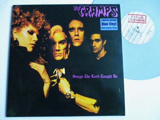 THE CRAMPS songs the lord taught us LP + POSTER