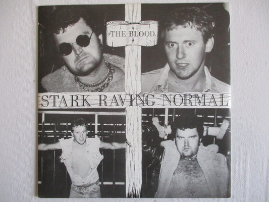 THE BLOOD stark raving normal 7" VG EX