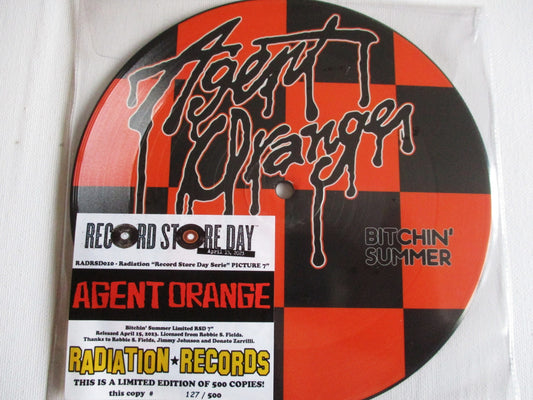 AGENT ORANGE bitchin summer 7" PIC DISC RSD