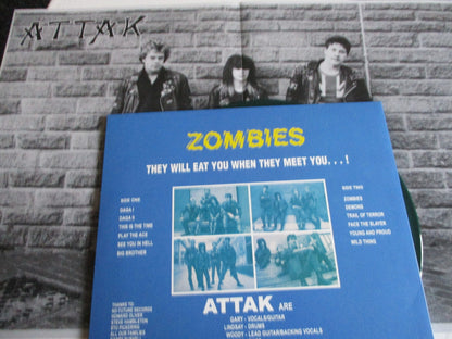 ATTAK zombies LP (Green V + POSTER)