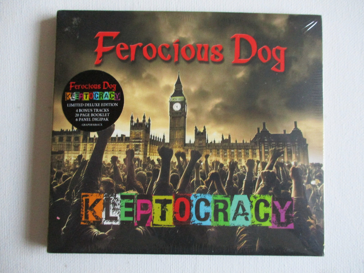 FEROCIOUS DOG kleptocracy CD deluxe digi