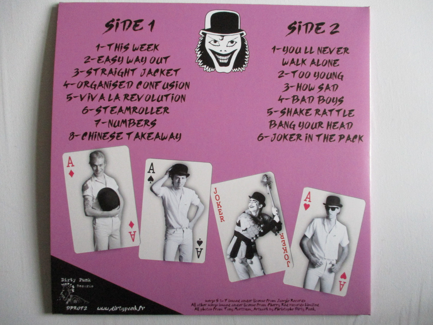 THE ADICTS the early singles LP g/fold