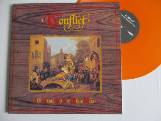CONFLICT it's time to see who's who LP italian import