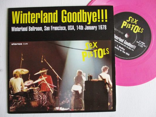 SEX PISTOLS winterland goodbye 7" 250 only