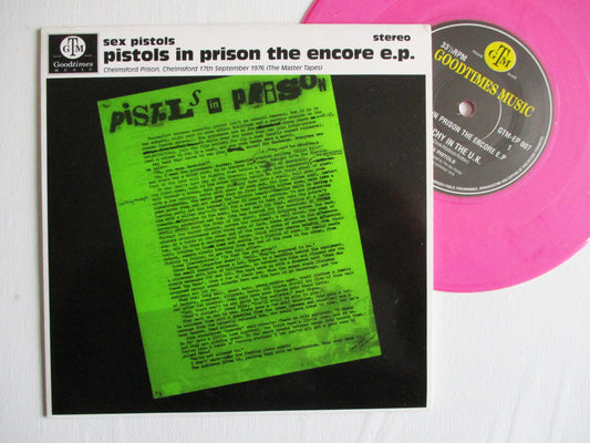 SEX PISTOLS pistols in prison the encore 7" 100 only