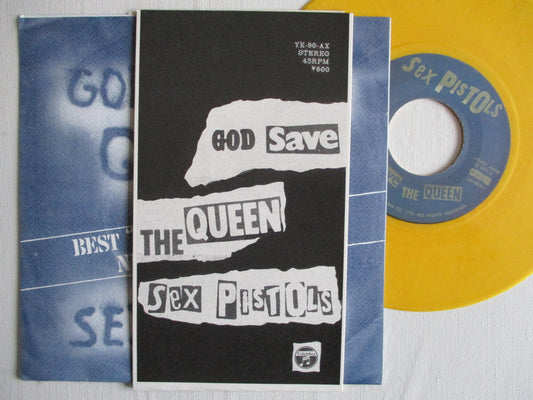 SEX PISTOLS god save the queen 7" Jap/Brazil combo 100 only