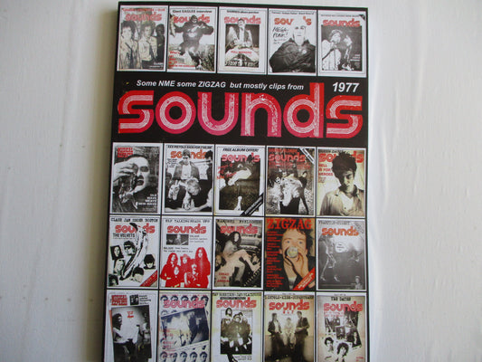 SOUNDS etc 1977 cuttings HUGE BOOK