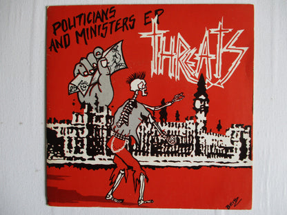 THE THREATS politicians & ministers 7" G+ VG+