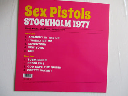 SEX PISTOLS stockholm 77 LP
