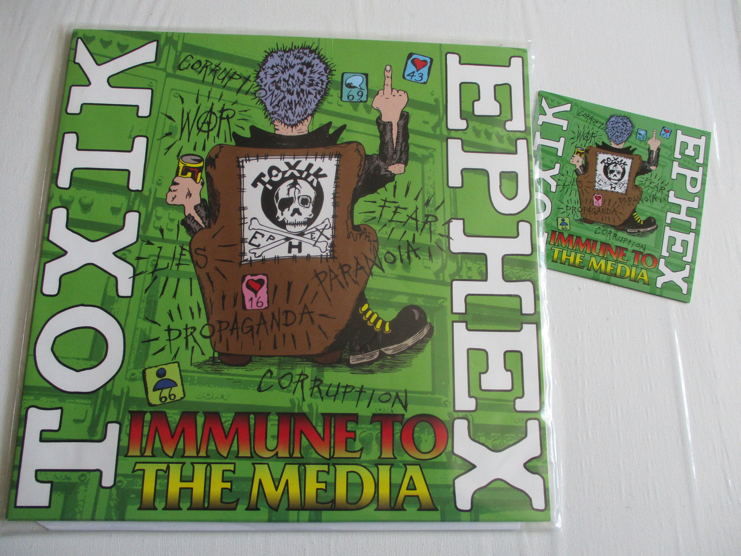 TOXIC EPHEX immune to the media LP + CD