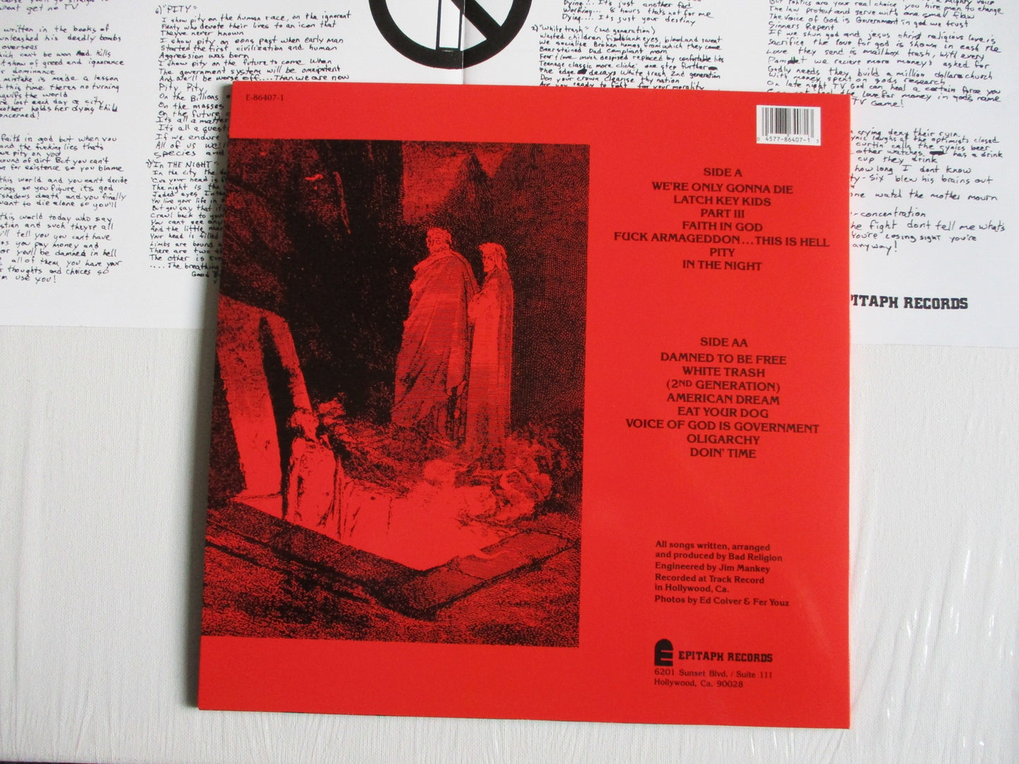 BAD RELIGION how can hell be any worse? LP + poster insert