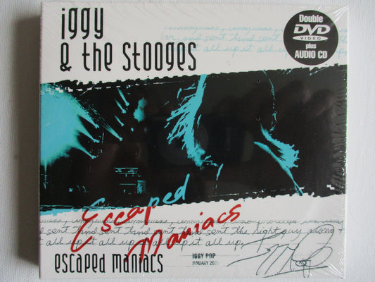 IGGY & THE STOOGES escaped maniacs 2DVD + CD