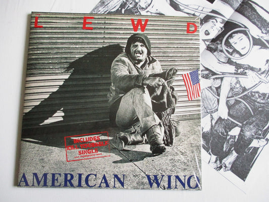THE LEWD american wino LP + POSTER (US import)